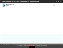 Tablet Screenshot of herbecon.net